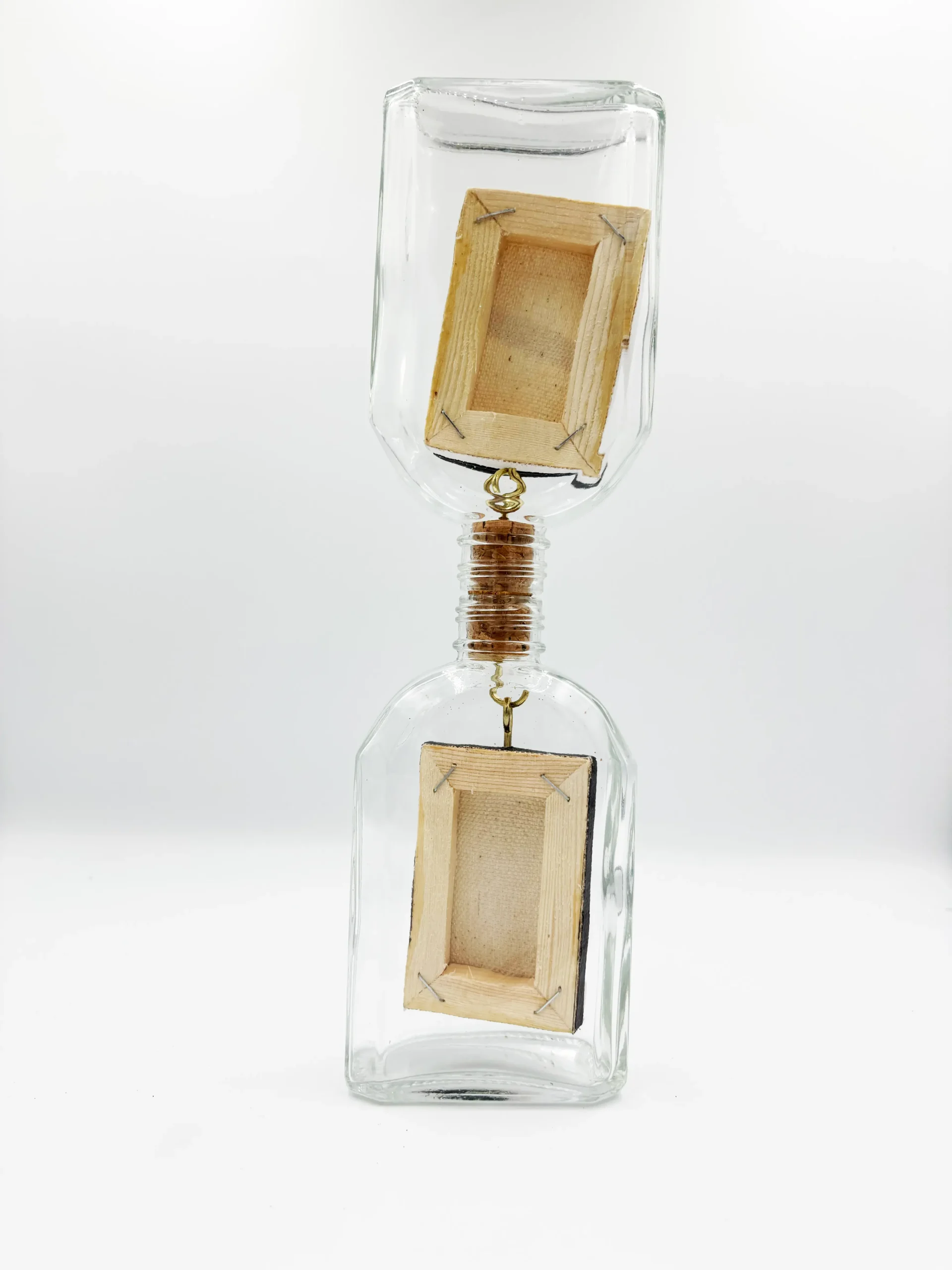 As Above So Below, bottle art by Jesse James, back view