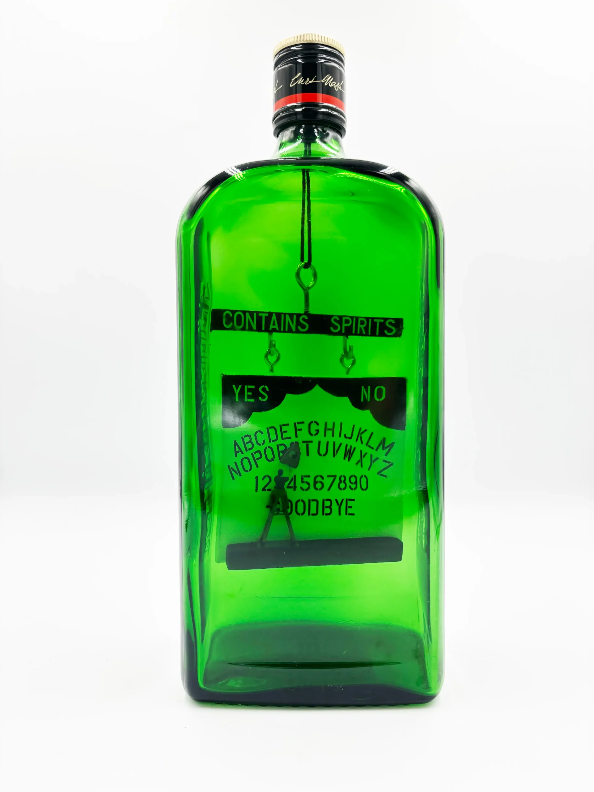 Contains Spirits, NZ bottle art by Mini Curiosities